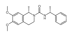 (1S)-2[[(R)-1-phenylethyl]carbamoyl]salsolidine结构式