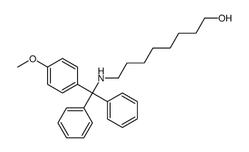 8-[[(4-methoxyphenyl)-diphenylmethyl]amino]octan-1-ol结构式