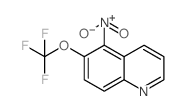 5-Nitro-6-(trifluoromethoxy)quinoline Structure