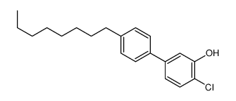 2-chloro-5-(4-octylphenyl)phenol结构式