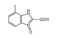 1H-Benzimidazole-2-carbonitrile,7-methyl-,3-oxide(9CI) picture