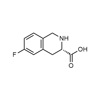 (S)-6-fluoro-1,2,3,4-tetrahydroisoquinoline-3-carboxylic acid Structure