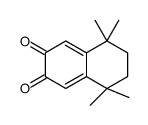5,5,8,8-tetramethyl-6,7-dihydronaphthalene-2,3-dione Structure
