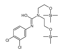 3-(3,4-dichlorophenyl)-1,1-bis(2-trimethylsilyloxyethyl)urea结构式