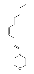 [E]-1-Morpholino-1,[Z]-4-decadiene Structure