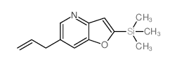 6-Allyl-2-(trimethylsilyl)furo[3,2-b]pyridine structure