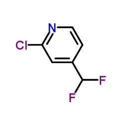 2-氯-4-二氟甲基吡啶结构式