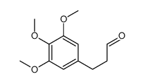 3-(3,4,5-TRIMETHOXY-PHENYL)-PROPIONALDEHYDE Structure