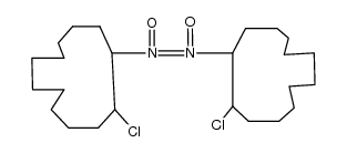(Z)-1,2-bis(2-chlorocyclododecyl)diazene 1,2-dioxide结构式