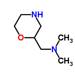 Dimethyl-morpholin-2-ylmethylamine structure