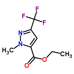 Ethyl 1-methyl-3-(trifluoromethyl)-1H-pyrazole-5-carboxylate Structure