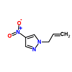 1-Allyl-4-nitro-1H-pyrazole Structure