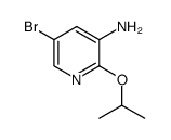 5-Bromo-2-(propan-2-yloxy)pyridin-3-amine Structure