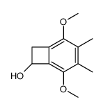 3,6-dimethoxy-4,5-dimethylbenzocyclobuten-1-ol结构式