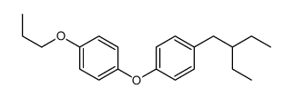 1-(2-ethylbutyl)-4-(4-propoxyphenoxy)benzene Structure