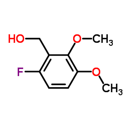 2,3-Dimethoxy-6-fluorobenzyl alcohol Structure