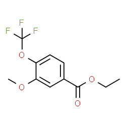 Ethyl 3-methoxy-4-(trifluoromethoxy)benzoate Structure