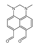 4,5-bis(dimethylamino)naphthalene-1,8-dicarbaldehyde Structure