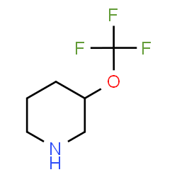 3-(Trifluoromethoxy)piperidine结构式