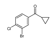 2-Bromo-1-chloro-4-(cyclopropylcarbonyl)benzene picture