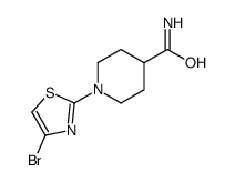 1-(4-bromo-1,3-thiazol-2-yl)piperidine-4-carboxamide Structure
