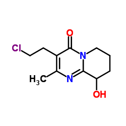 3-(2-Chloroethyl)-6,7,8,9-tetrahydro-9-hydroxy-2-methyl-4H-pyrido[1,2-a]pyrimidin-4-one structure