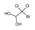 2-bromo-2,2-dichloro-ethane-1,1-diol Structure