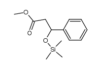 ethyl 3-[(trimethylsilyl)oxy]-3-phenylpropanoate Structure