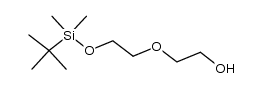 2-(2-((叔丁基二甲基硅烷基)氧基)乙氧基)乙醇结构式