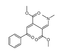 (2E,3E)-dimethyl 2-((dimethylamino)methylene)-3-(2-oxo-2-phenylethylidene)succinate结构式