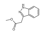 甲基 2-(1H-吲唑-3-基)乙酸酯结构式