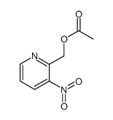2-acetoxymethyl-4-nitropyridine结构式