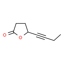 2(3H)-Furanone, 5-(1-butynyl)dihydro- (9CI)结构式