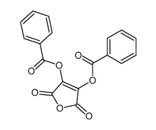 bis-benzoyloxy-maleic acid-anhydride Structure