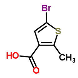 5-Bromo-2-methyl-3-thiophenecarboxylic acid Structure