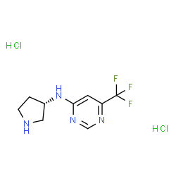 N-[(3S)-pyrrolidin-3-yl]-6-(trifluoromethyl)pyrimidin-4-amine dihydrochloride picture