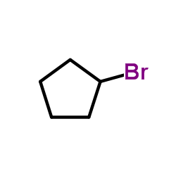 Bromocyclopentane structure