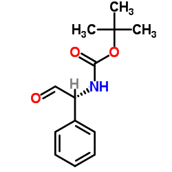 2-Methyl-2-propanyl [(1R)-2-oxo-1-phenylethyl]carbamate Structure