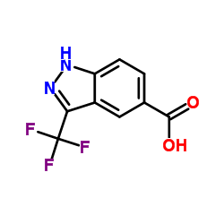 3-(Trifluoromethyl)-1H-indazole-5-carboxylic acid Structure