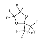 4,5-difluoro-4,5-diiodo-2,2-bis(trifluoromethyl)-1,3-dioxolane Structure