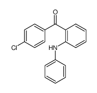 (4-chlorophenyl)(2-(phenylamino)phenyl)methanone结构式