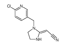 2-(1-((6-chloropyridin-3-yl)methyl)imidazolidin-2-ylidene)acetonitrile Structure