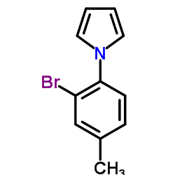 1-(2-溴-4-甲基苯基)-1H-吡咯结构式