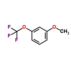 3-(三氟甲氧基)苯甲醚结构式