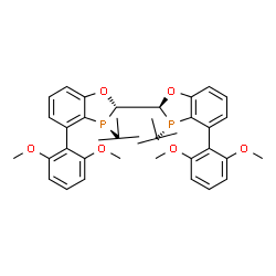tert-butyl-4-(2,6-dimethoxyphenyl)-2,3-dihydro-1,3-benzoxaphosphol-2-yl]-4-(2,6-dimethoxyphenyl)- Structure