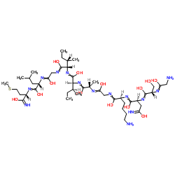 Amyloid β-Protein (25-35) amide结构式