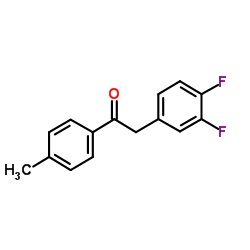 2-(3,4-Difluorophenyl)-1-(p-tolyl)ethanone图片