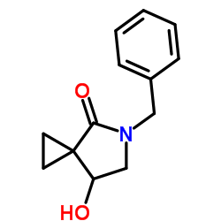 5-Benzyl-7-hydroxy-5-azaspiro[2.4]heptan-4-one Structure