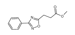 methyl 3-(3-phenyl-1,2,4-oxadiazol-5-yl)propanoate Structure
