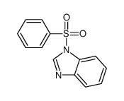 1-(benzenesulfonyl)benzimidazole结构式